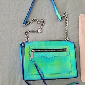 Rebecca Minkoff holographic/iridescent Avery purse